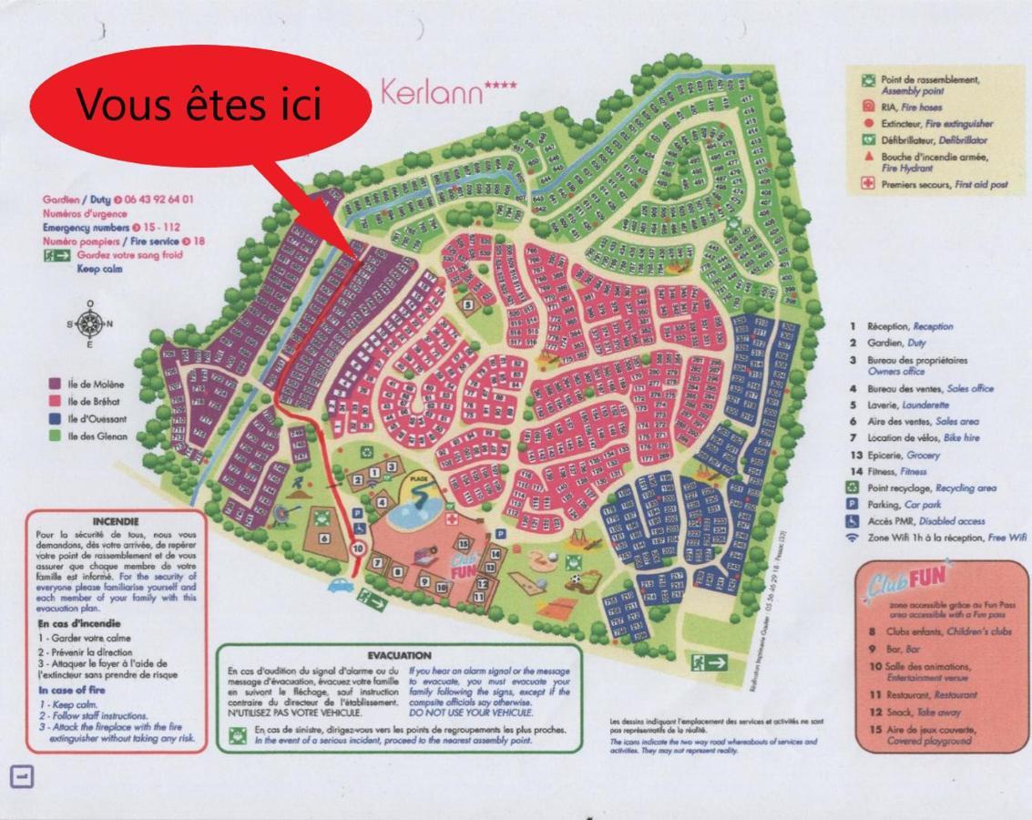 Mobil-home 6/8 Personnes Au Domaine De Kerlann, Camping *